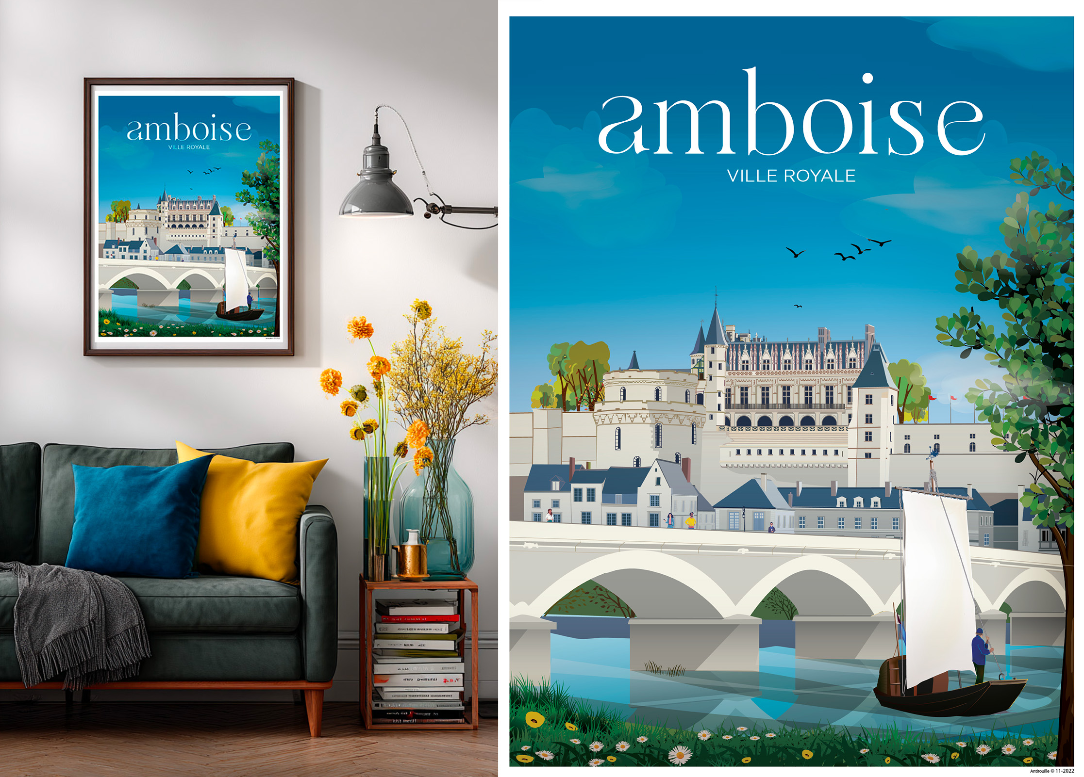 Affiche Amboise Loire Classique – Image 2