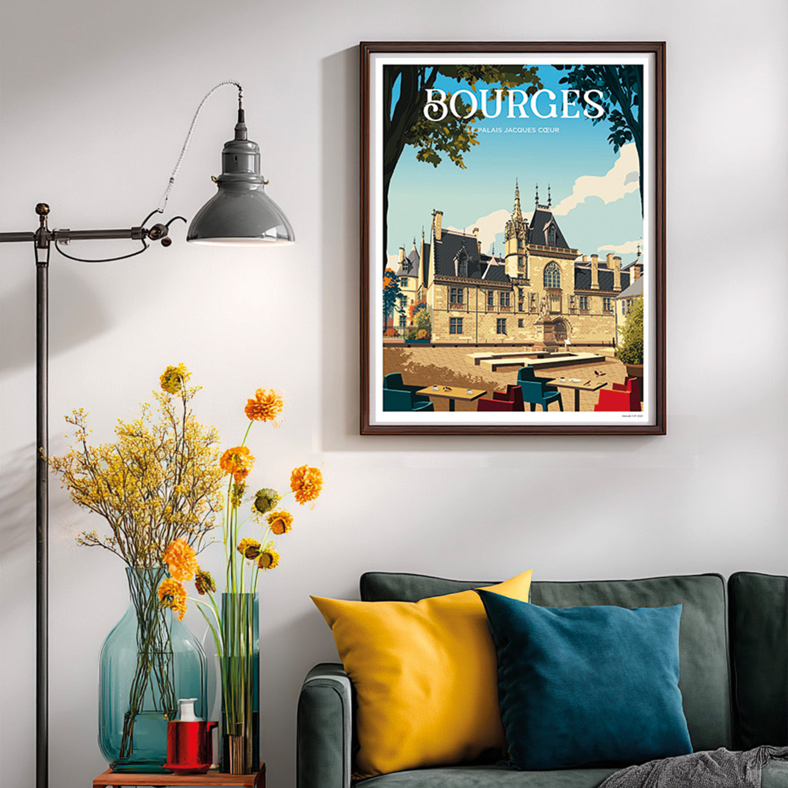 Affiche Bourges - Palais Jacques Cœur – Image 3