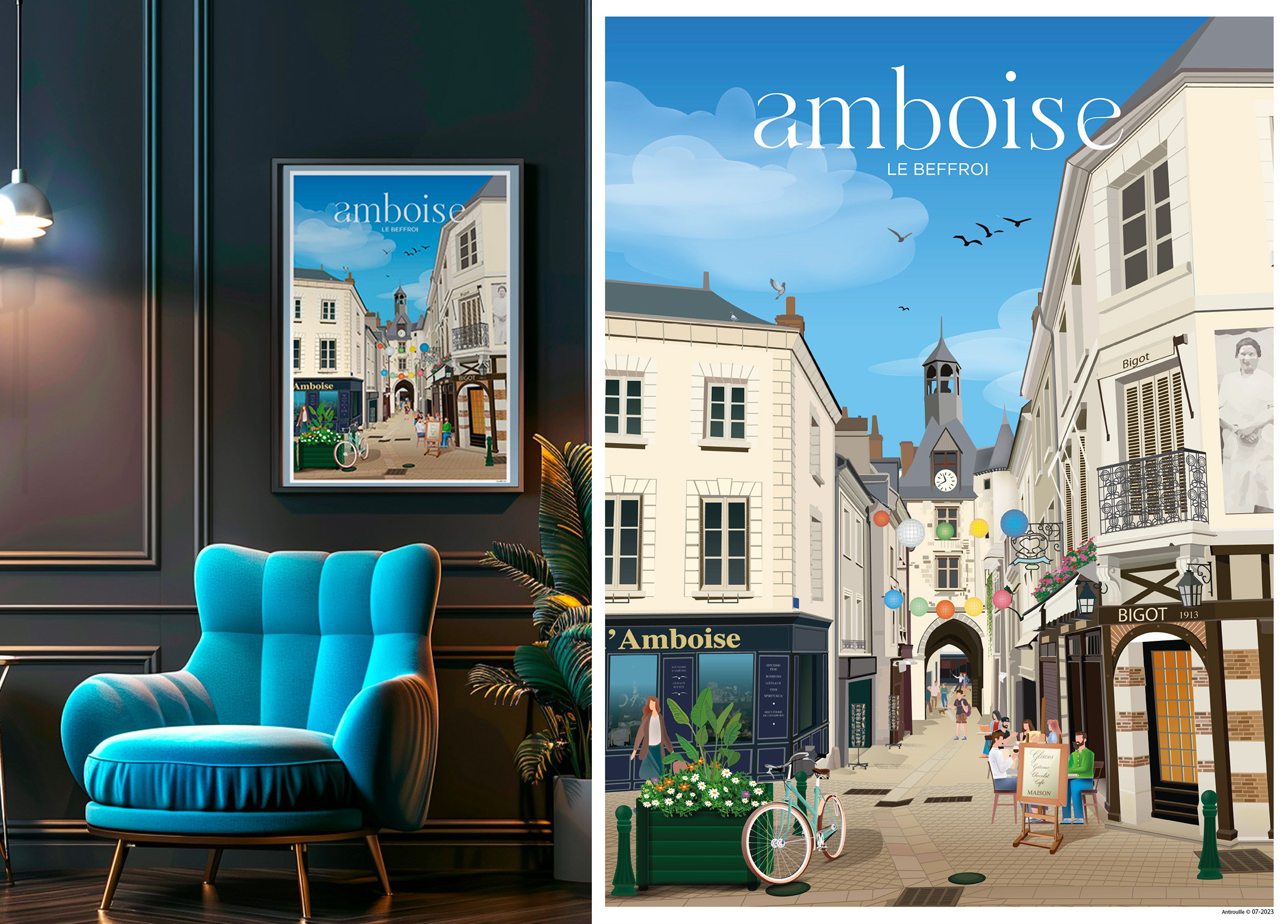 Affiche Amboise le Beffroi – Image 2