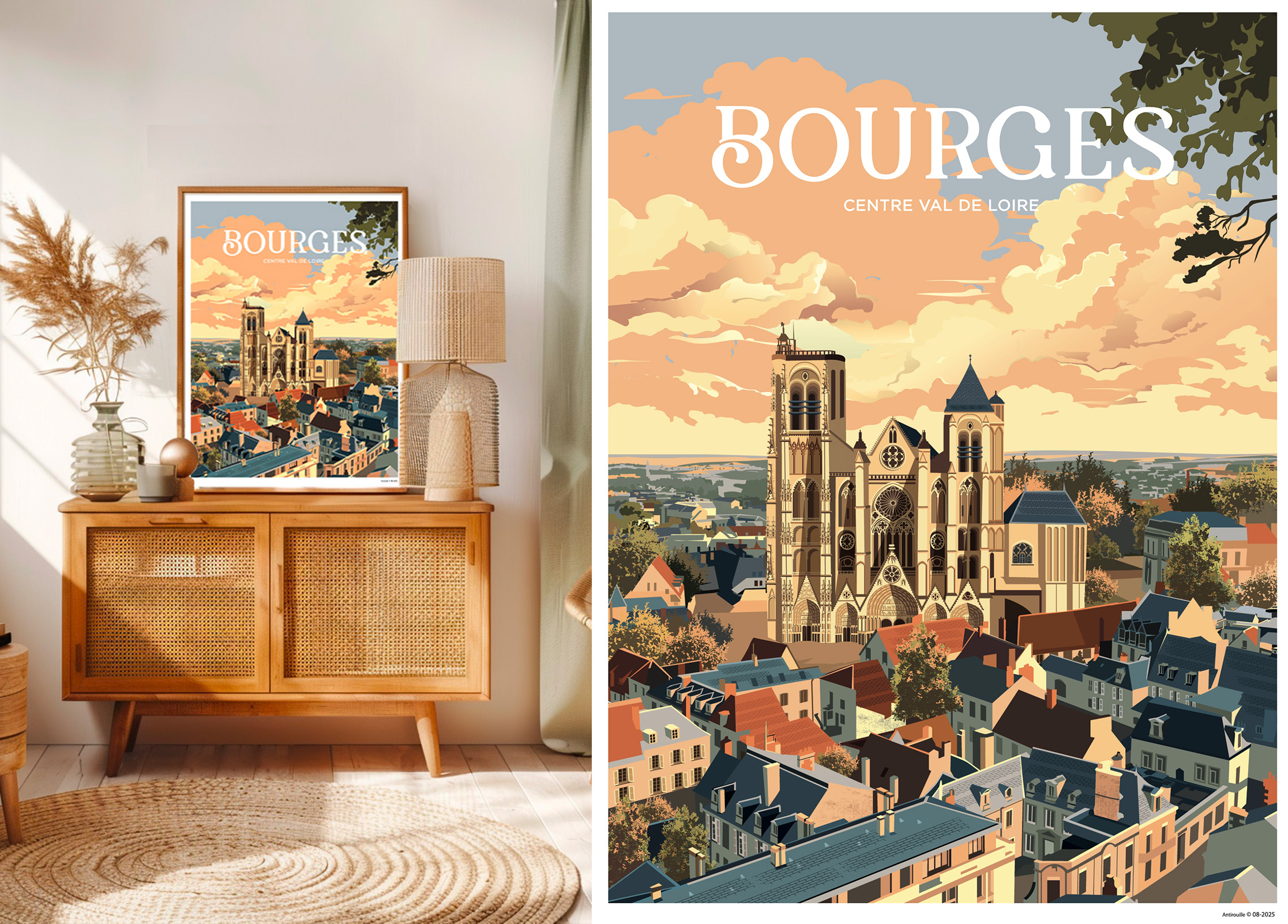 Affiche Bourges - Panorama – Image 3