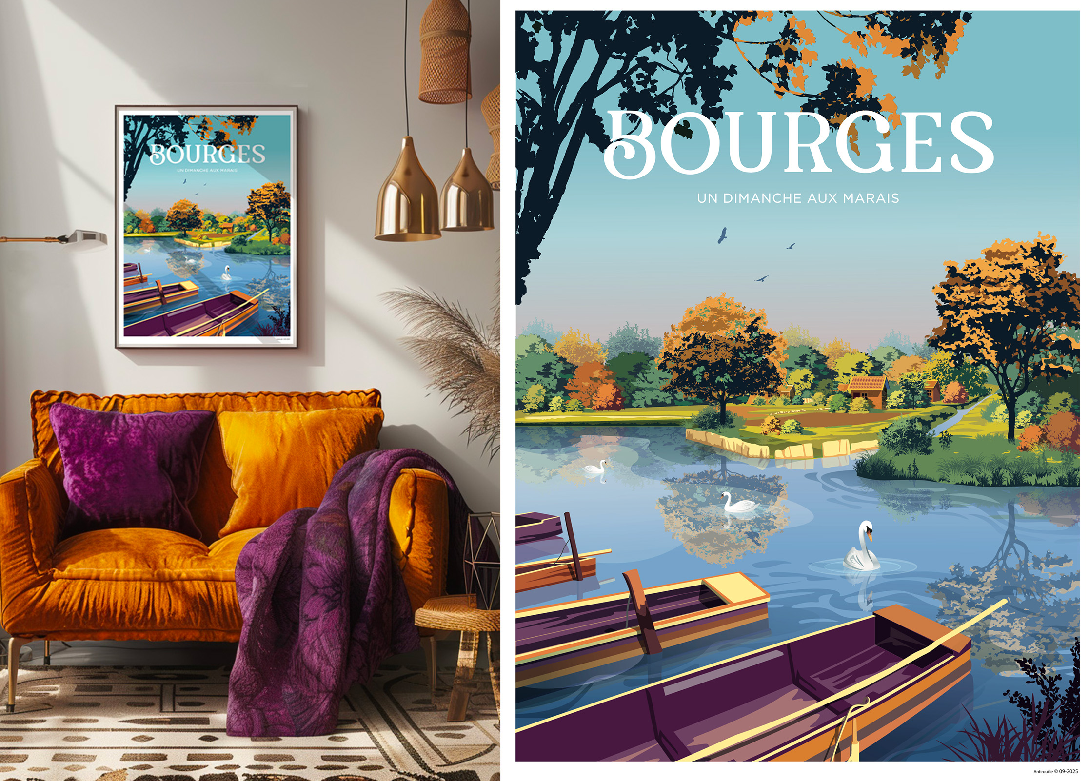 Affiche Bourges - les Marais – Image 2