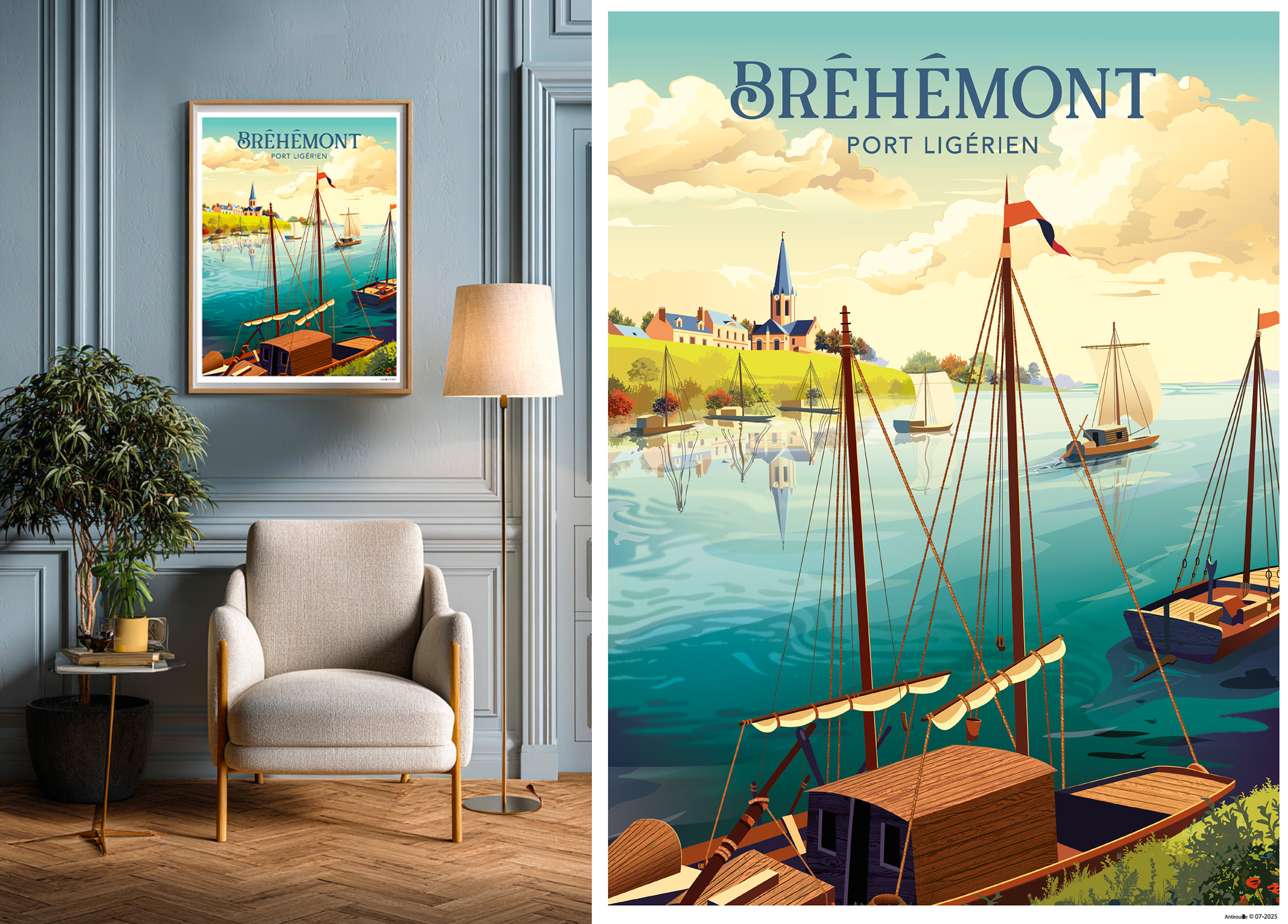 Affiche Bréhémont - Val de Loire – Image 2