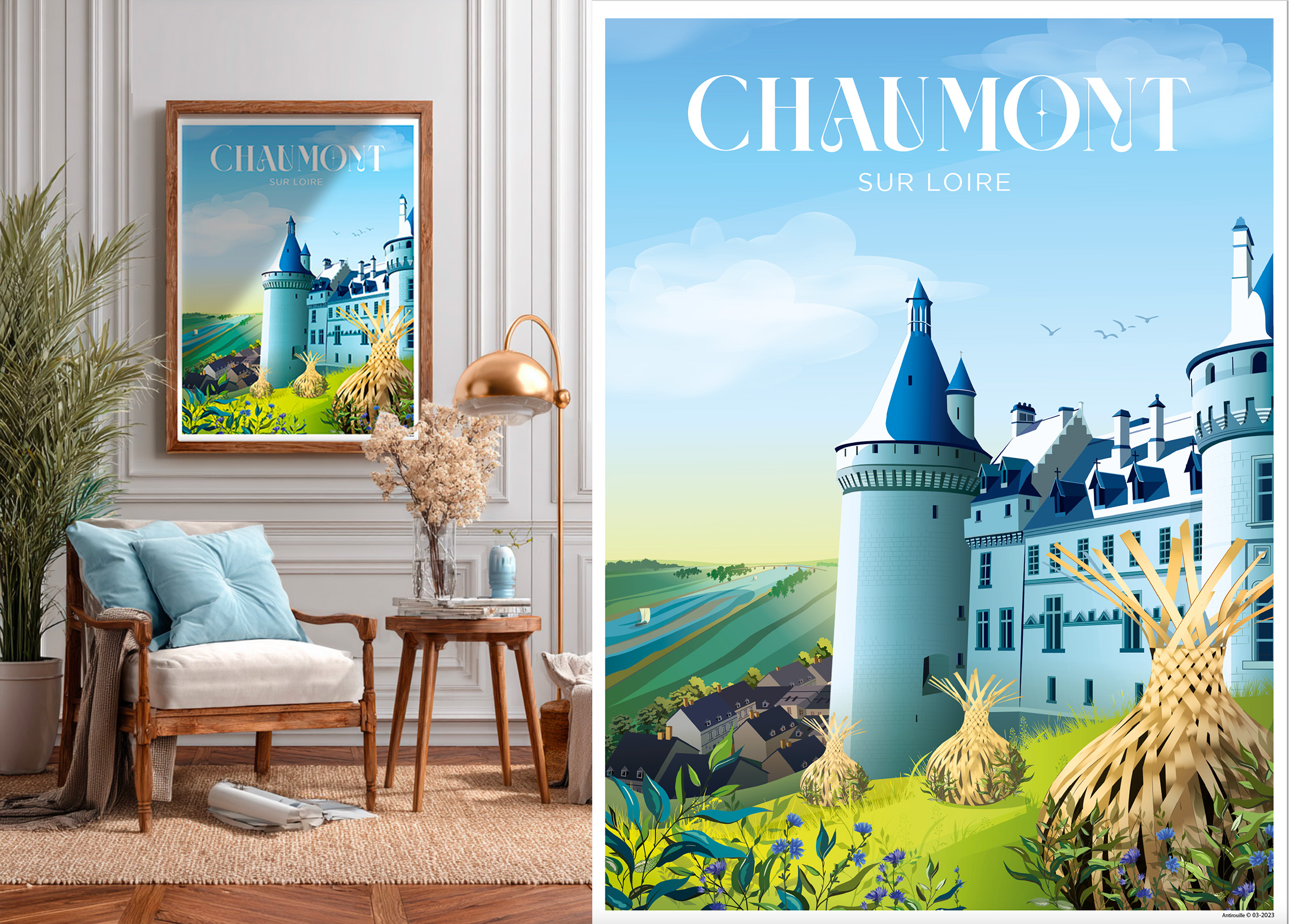 Affiche Chaumont - le Château – Image 2