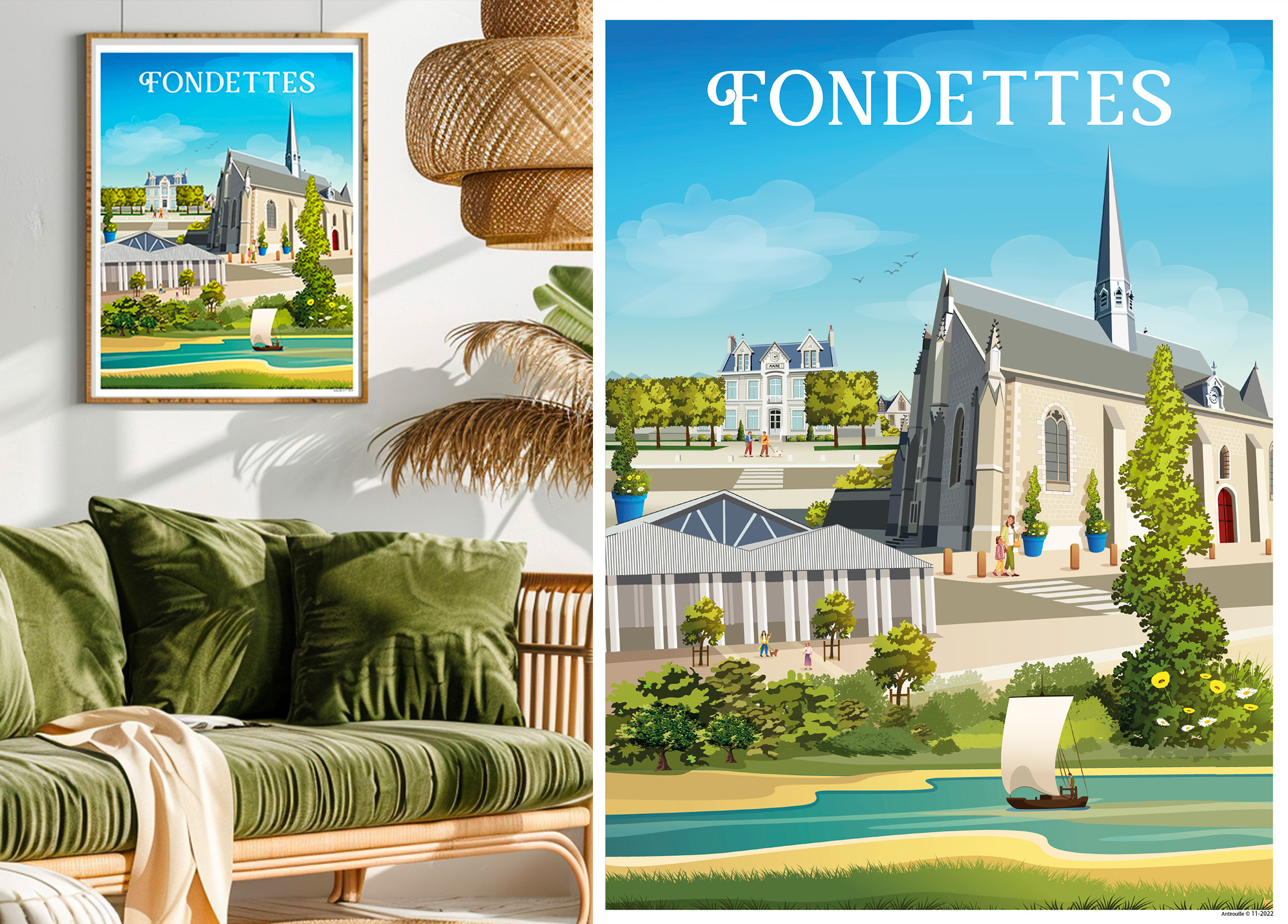 Affiche Fondettes – Image 2