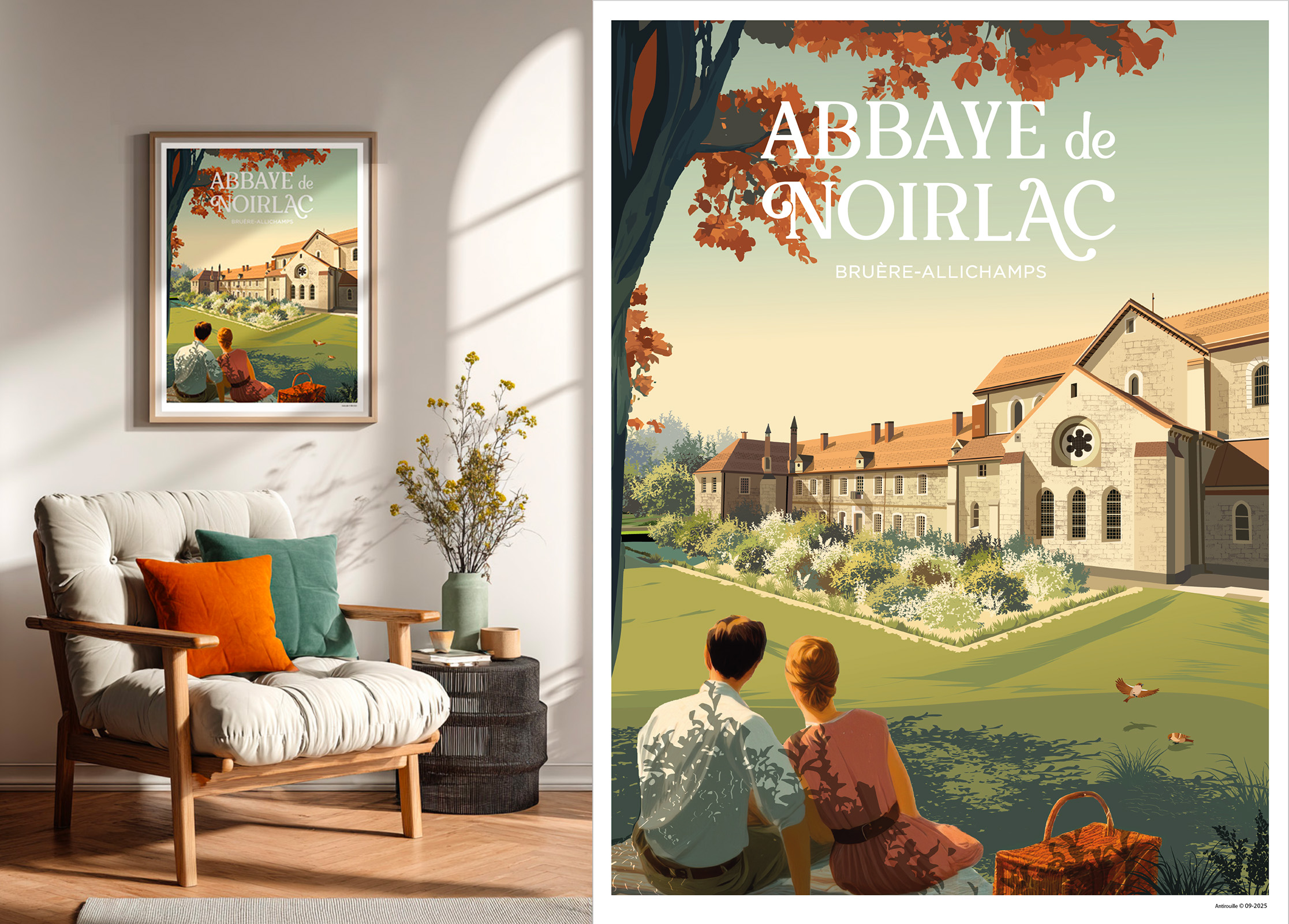Affiche Abbaye de Noirlac – Image 3