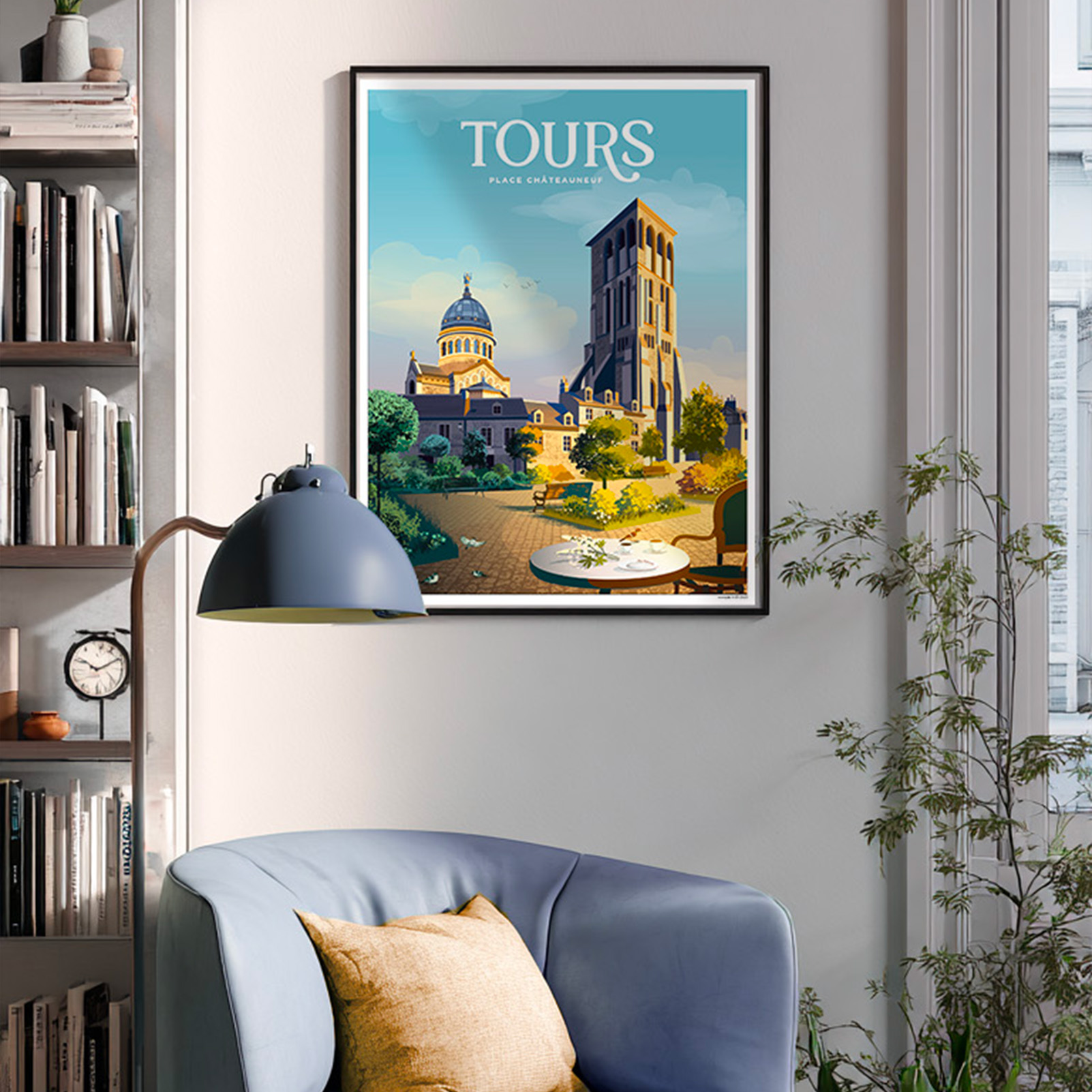 Affiche Tours - Place Chateauneuf – Image 3