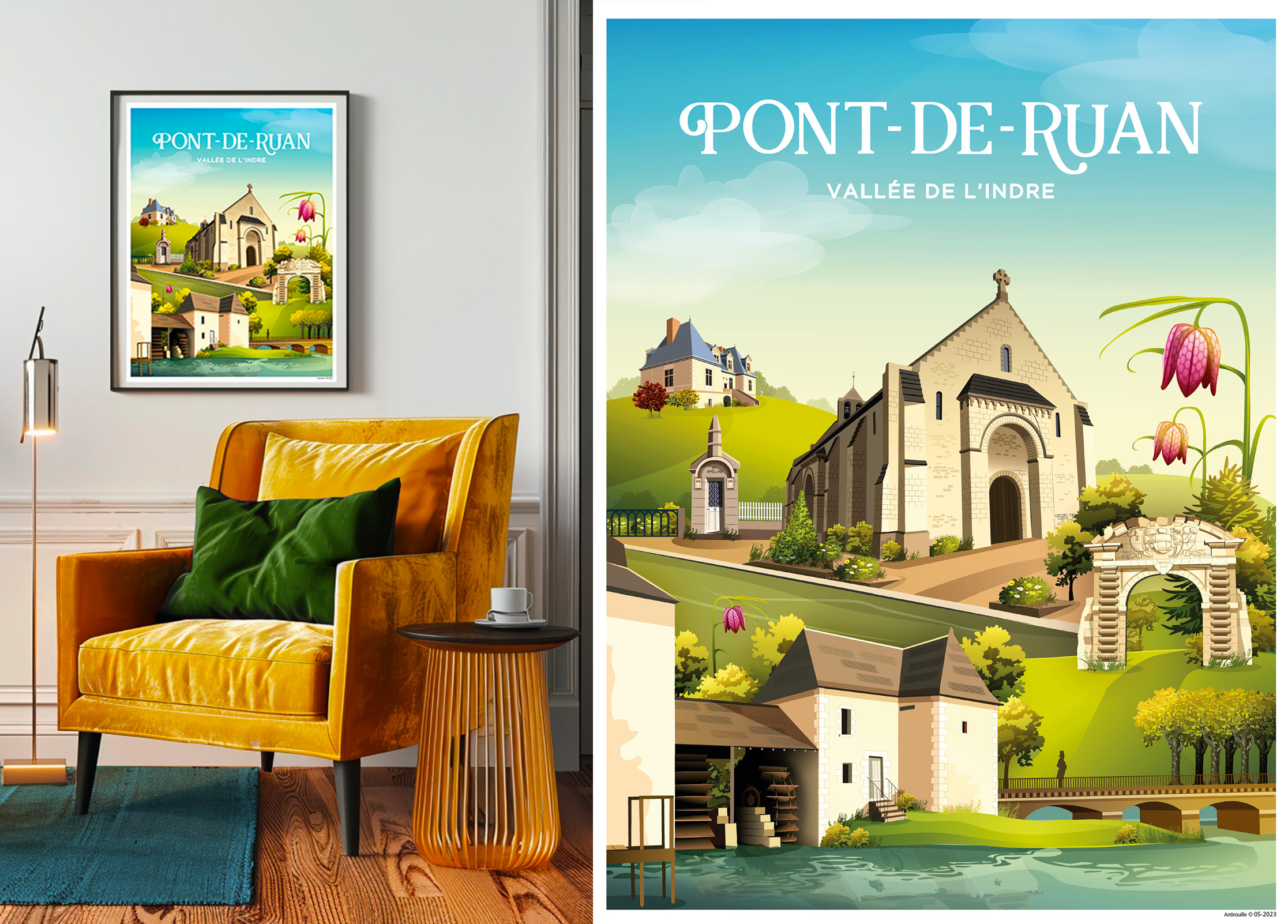 Affiche Pont de Ruan – Image 2