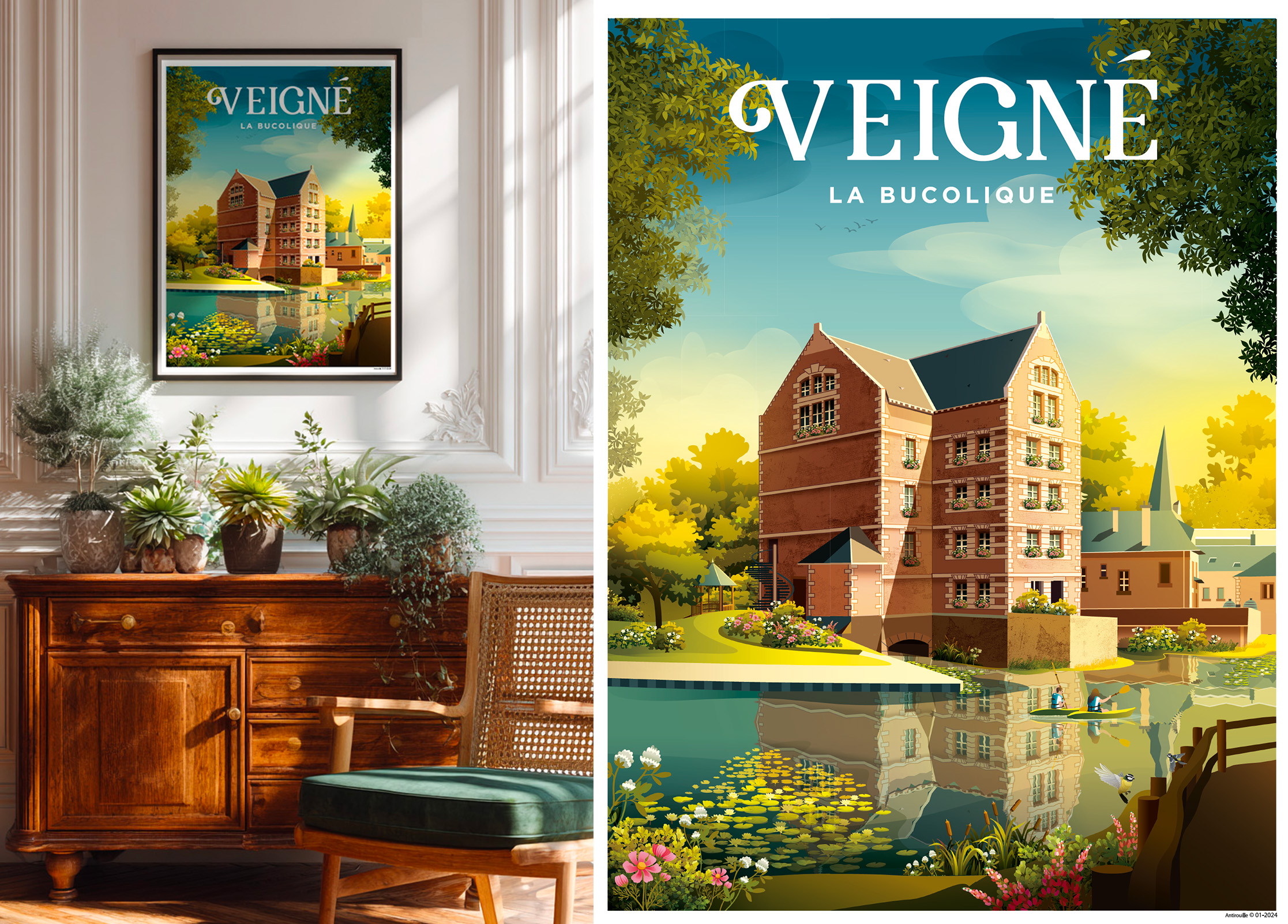 Affiche Veigné – Image 2