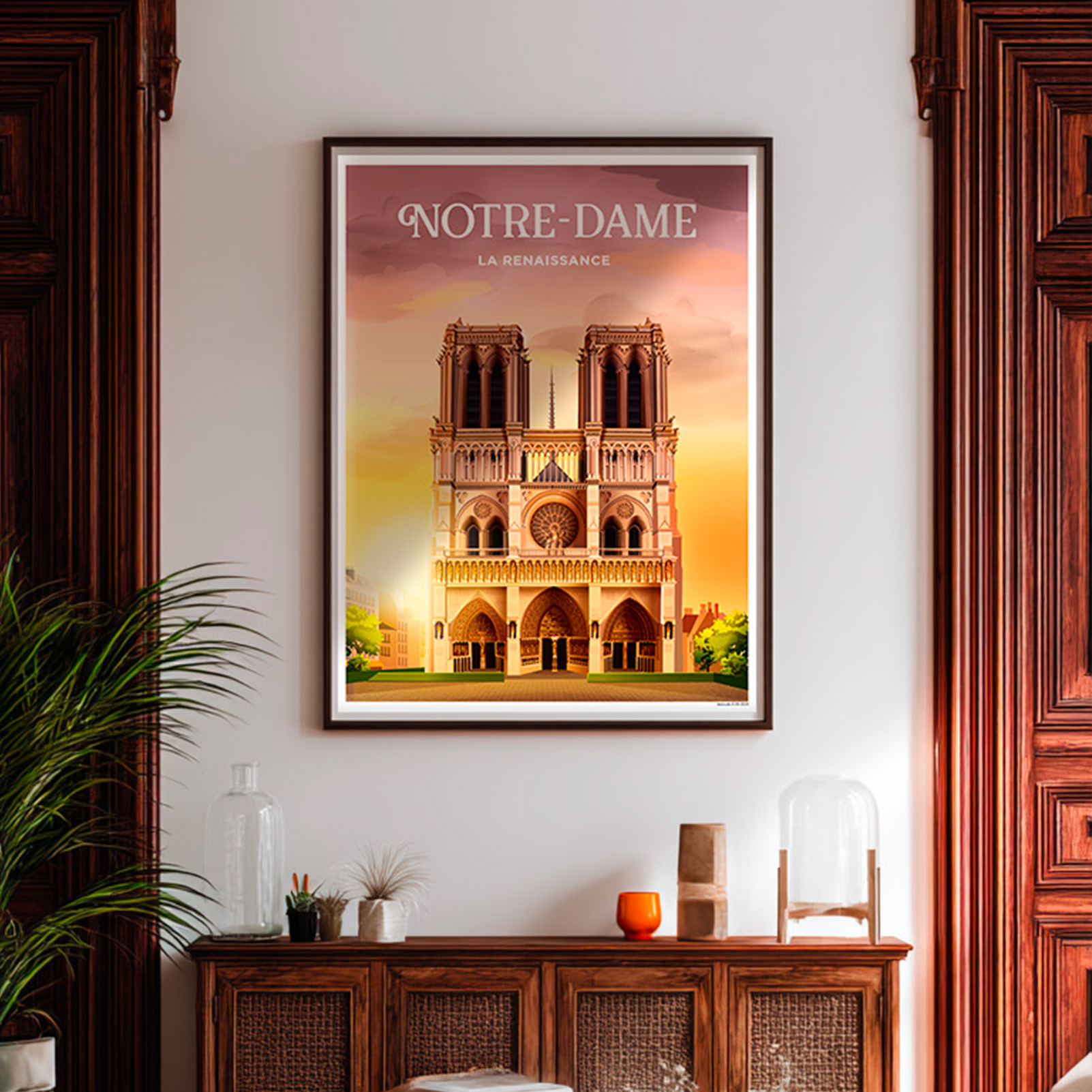 Affiche Paris - Notre Dame de Paris – Image 3