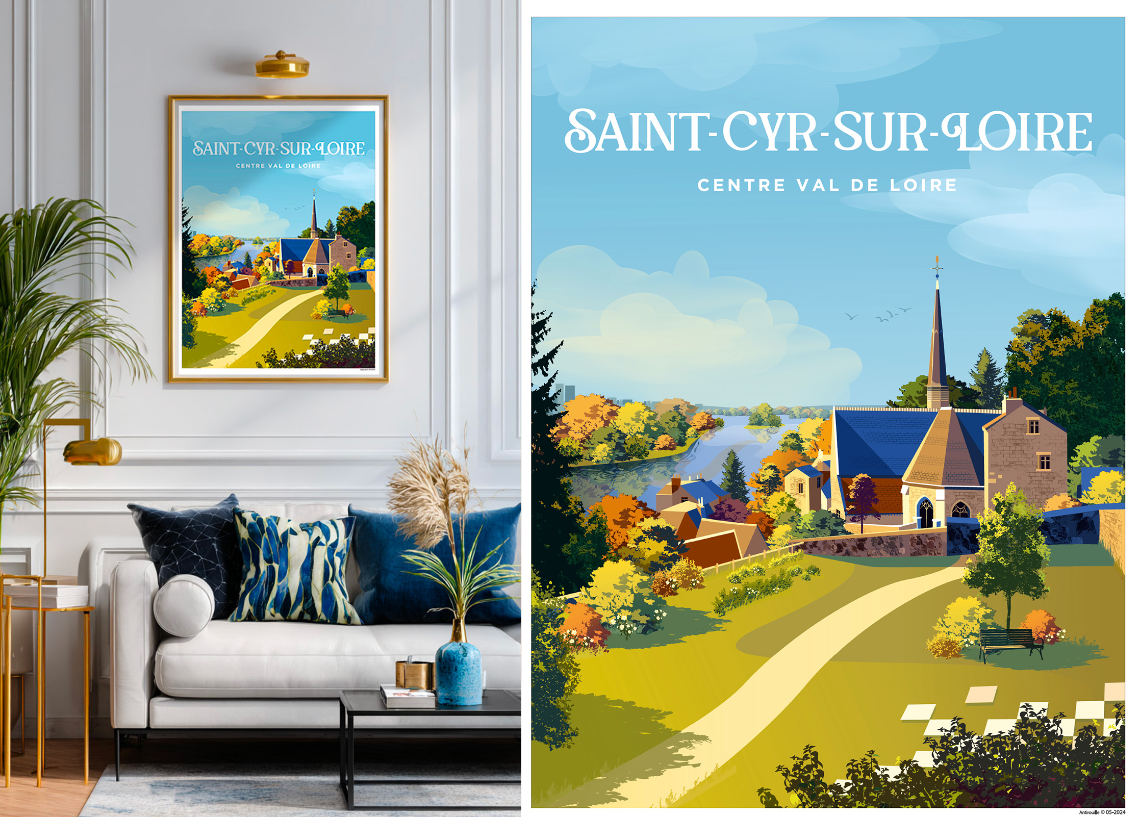 Affiche Saint-Cyr-sur-Loire – Image 2