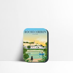 Magnet Rochecorbon été, village troglodytique et Loire