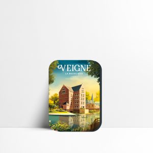 Magnet Veigné, moulin sur les bords de l'Indre
