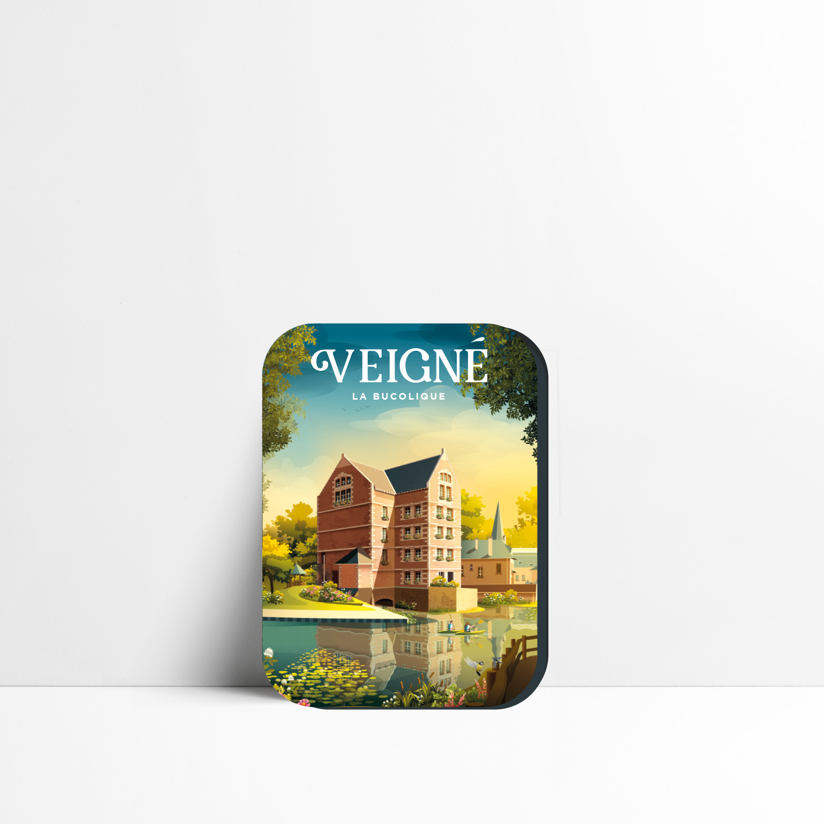 Magnet Veigné, moulin sur les bords de l'Indre