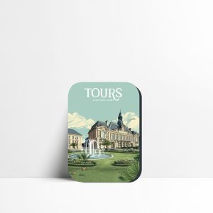 Magnet Tours la place Jean Jaurès, fontaines et Hôtel de Ville