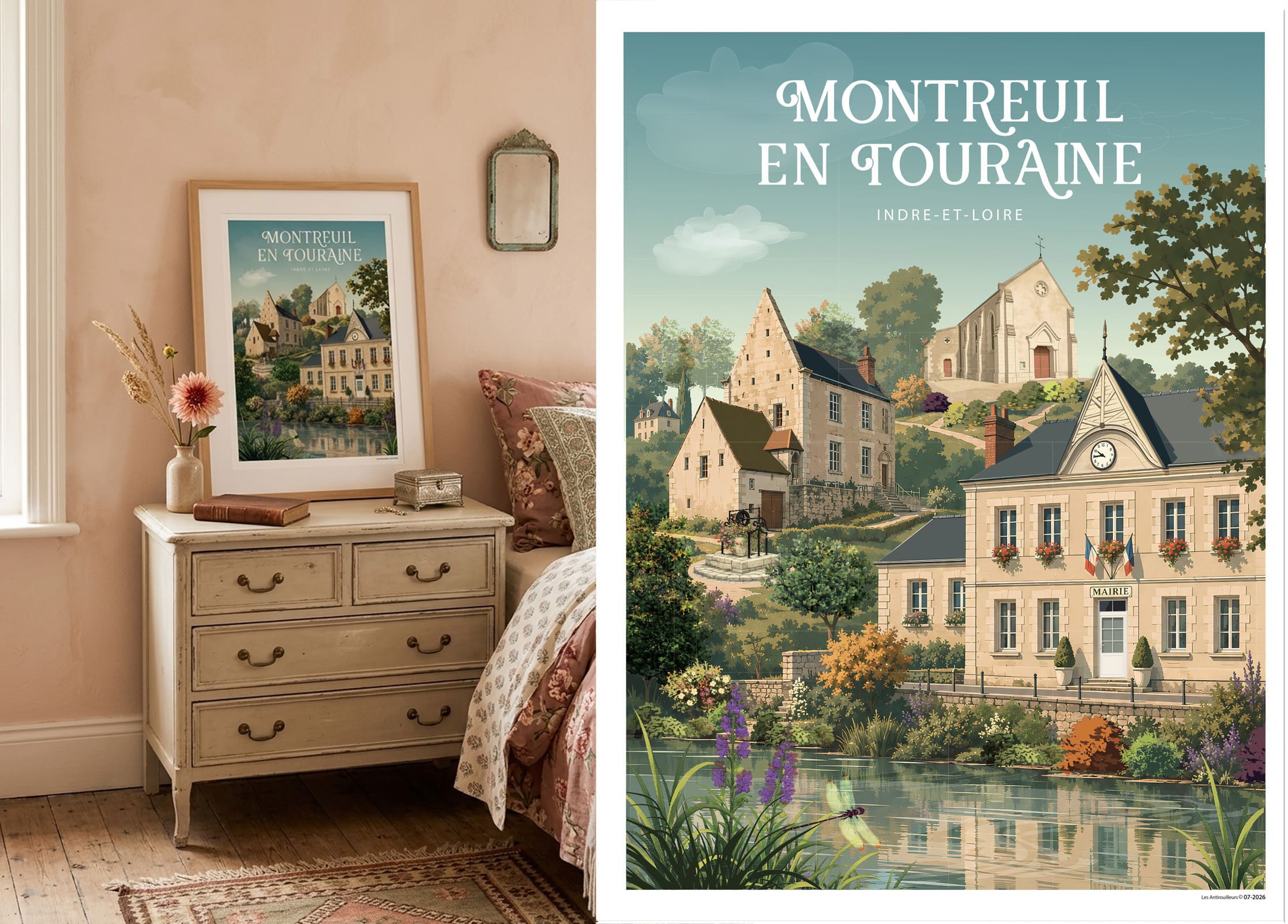 Affiche Montreuil-en-touraine – Image 2