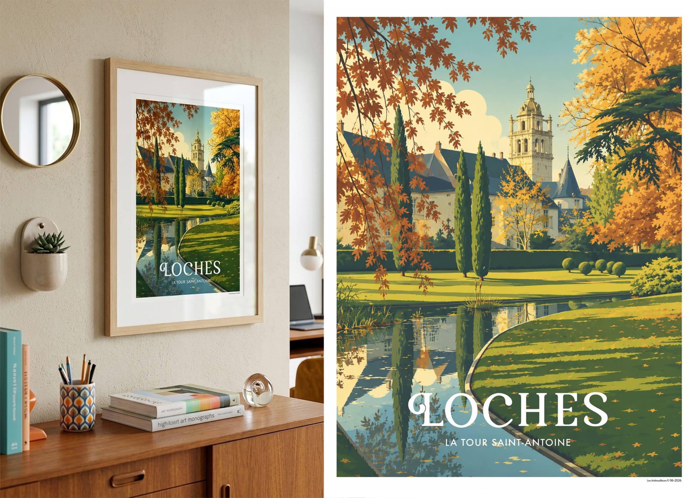 Affiche LOCHES la tour saint antoine – Image 3