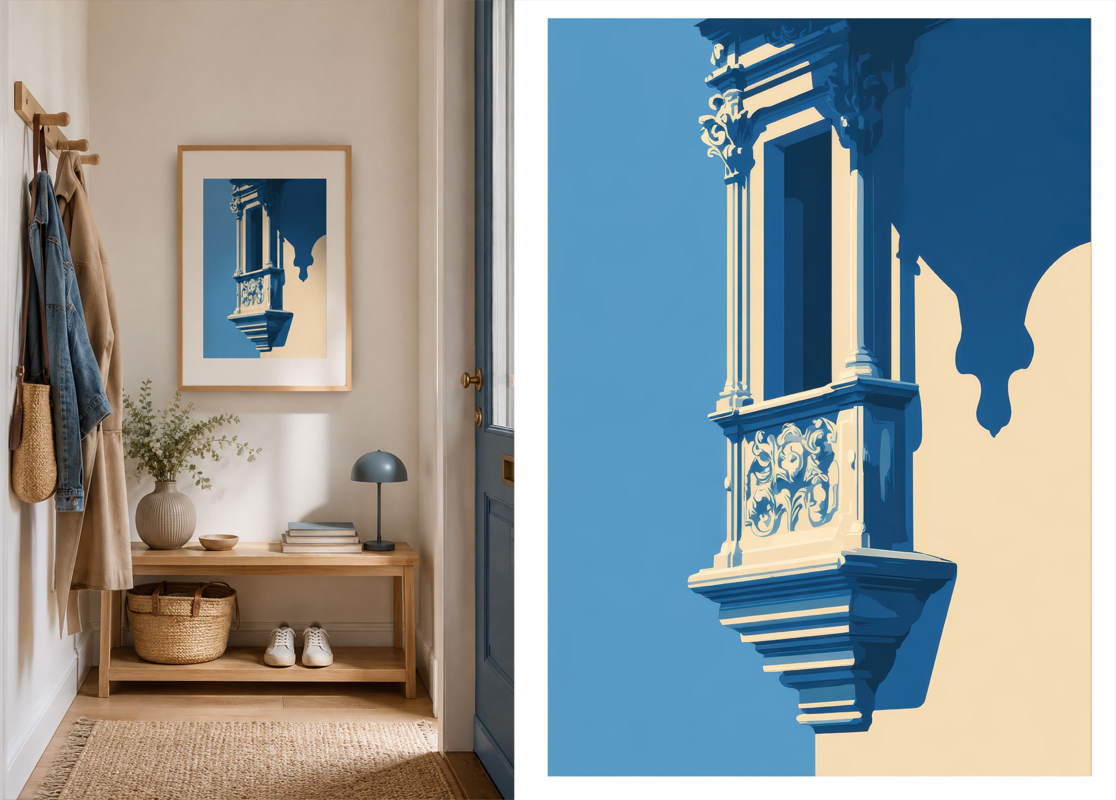 Affiche Architecture Le Balcon bleu – Image 3