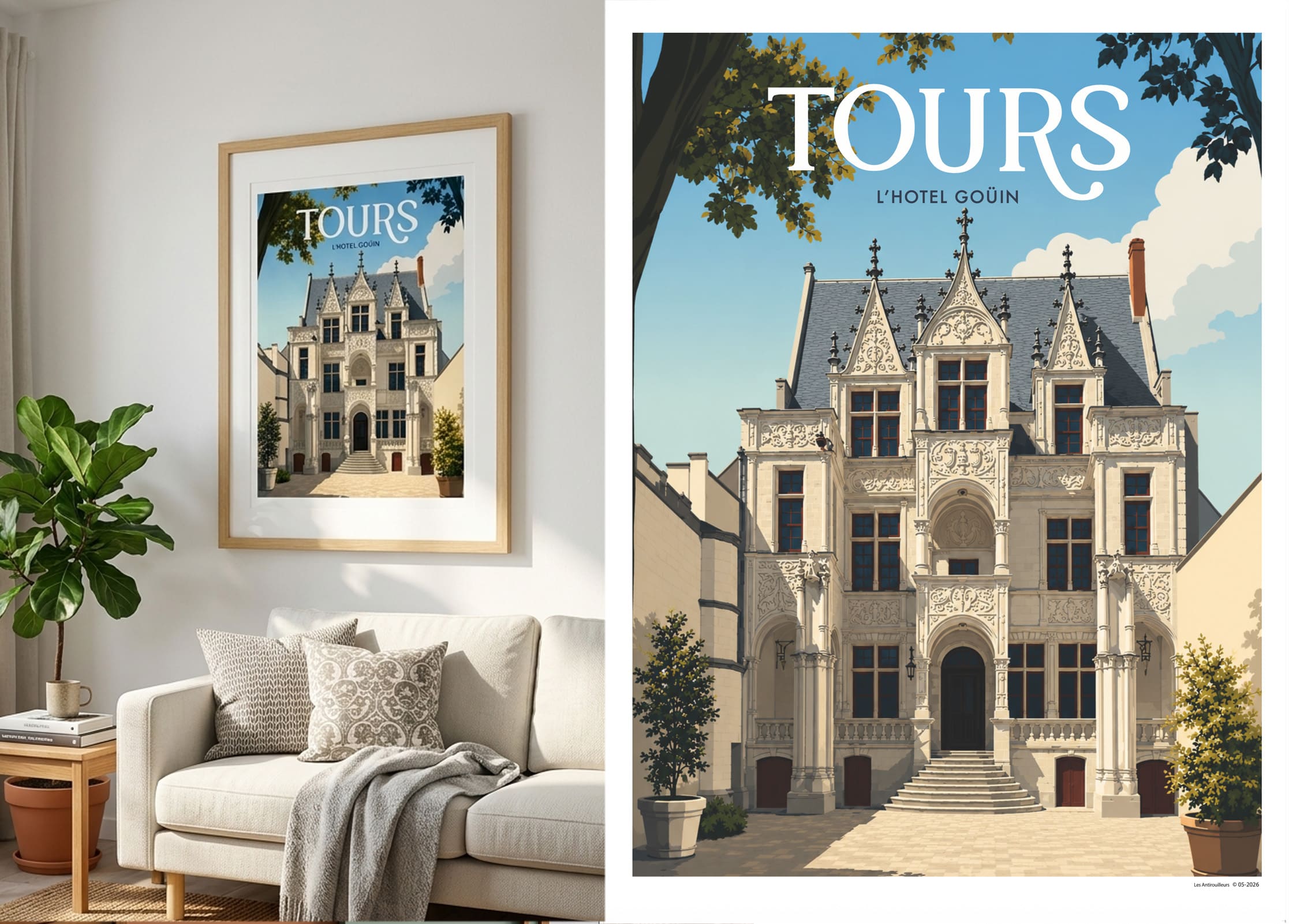 Affiche Tours l'hôtel Goüin – Image 3
