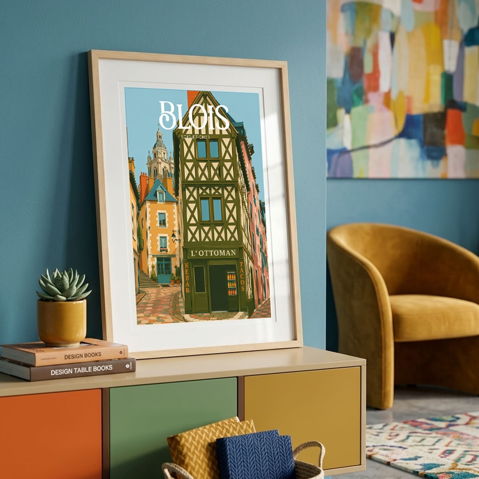 Affiche Blois la maison à pans de bois – Image 2