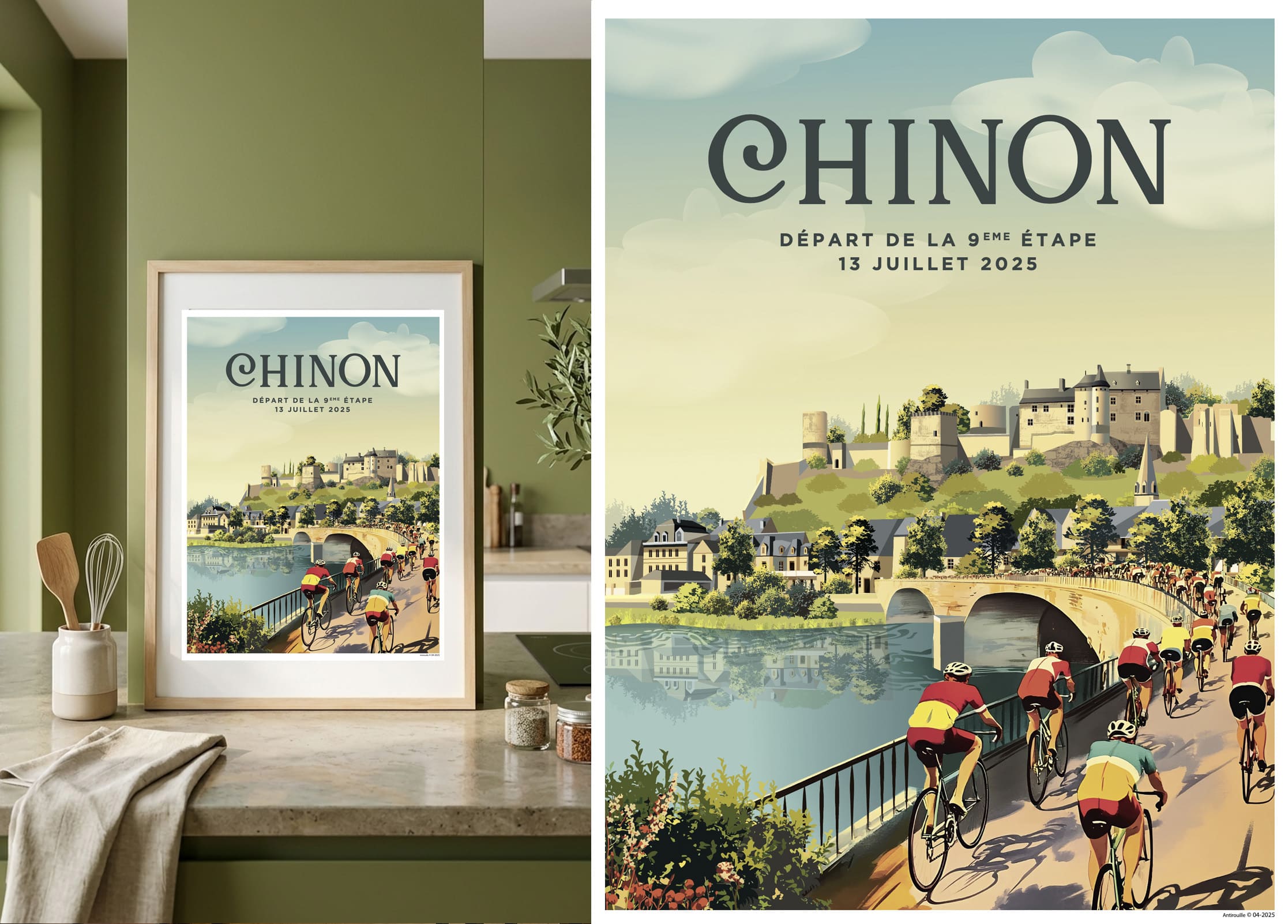 Affiche Chinon le peloton – Image 2